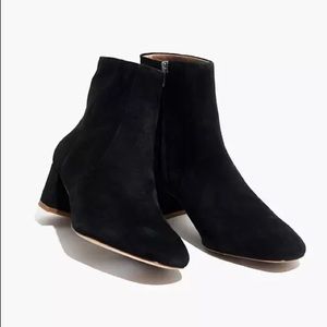 Madewell Jada Boots in Black Suede